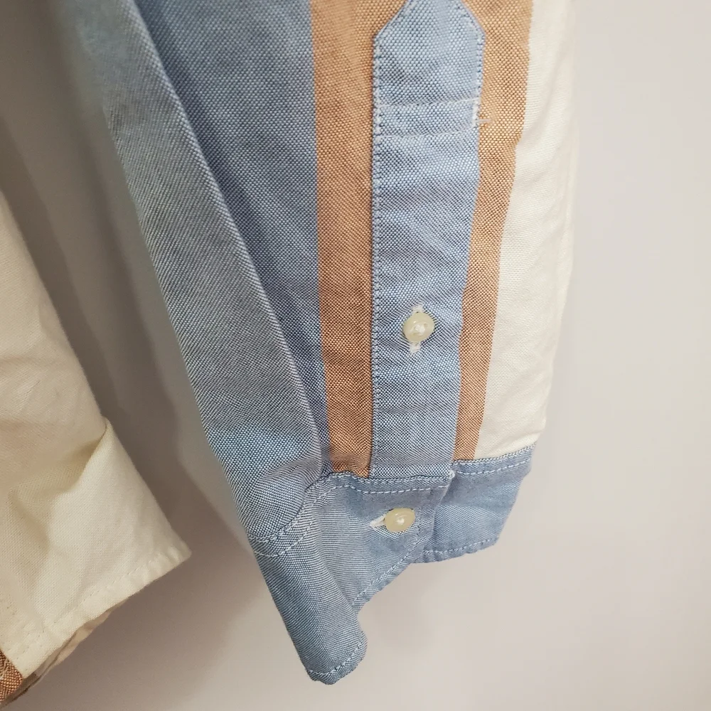 J.Crew Shirt Men's Slim Pima Cotton Colorful Button Down Size Small